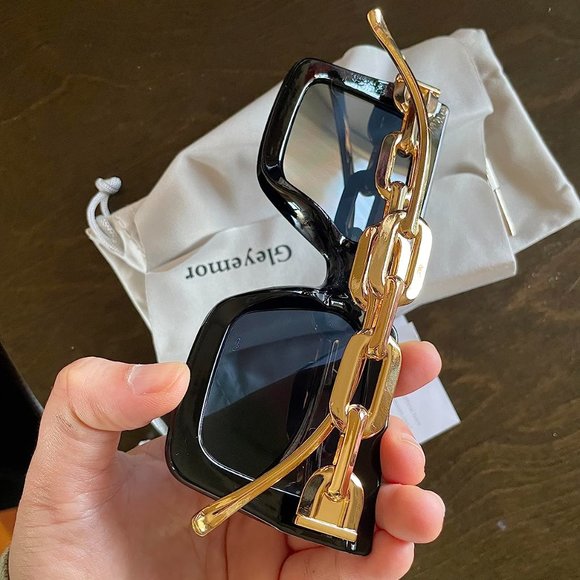 "Ali" oversized square sunglasses - Picture 2 of 8